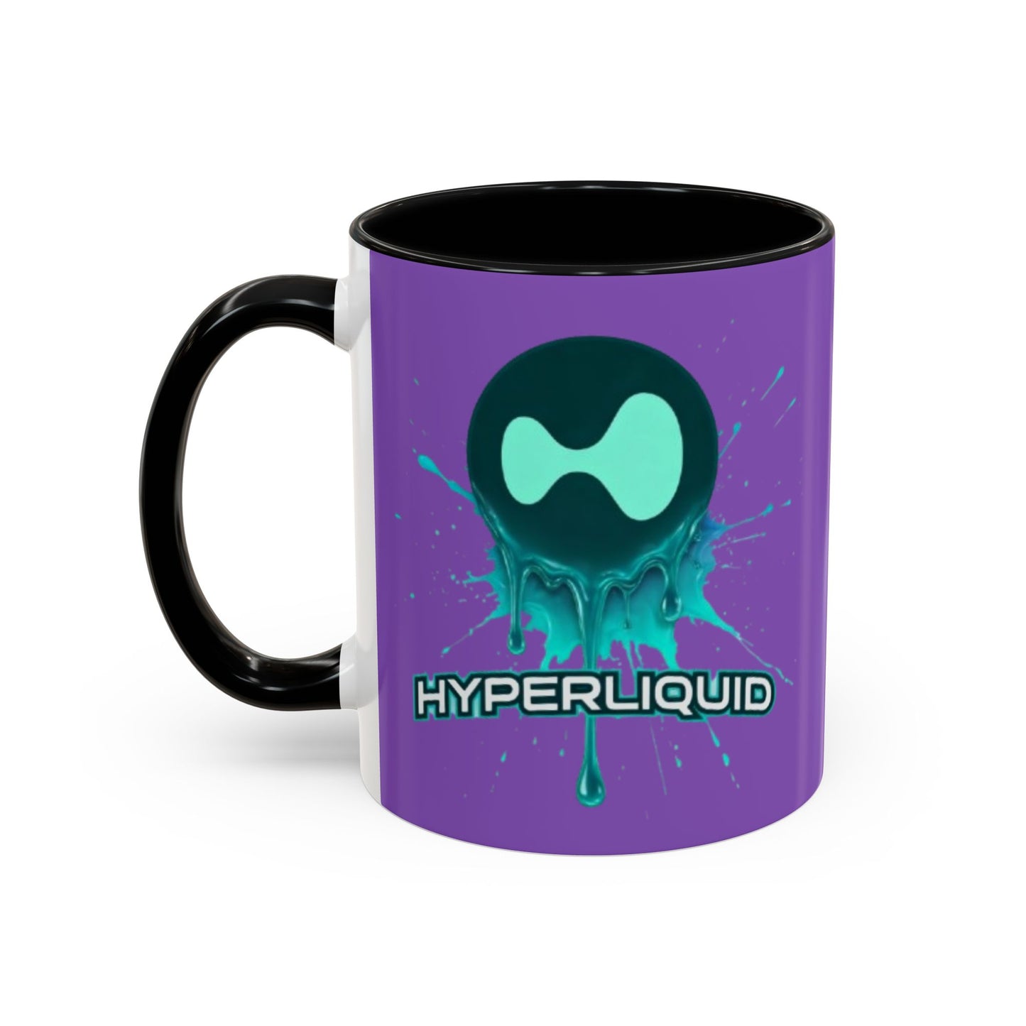 HYPE Drip Light Purple Accent Mug by cypherpunkgear.com
