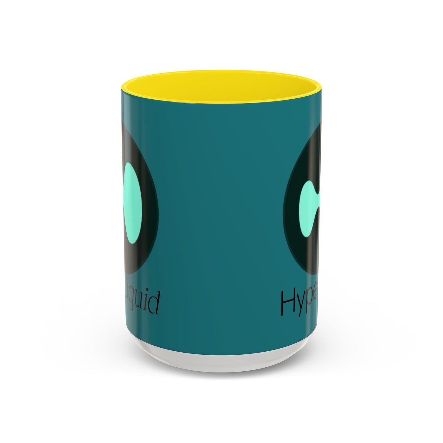 Hyperliquid Black font Hyperliquid Accent Mug by cypherpunkgear.com