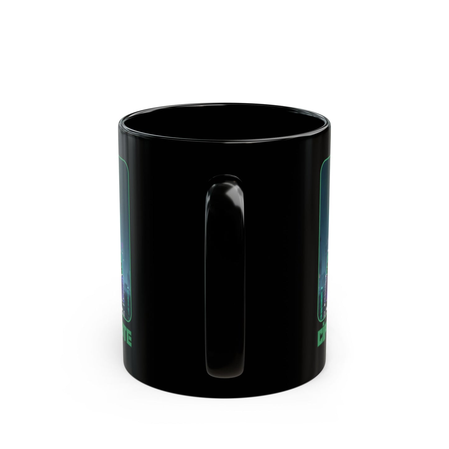 Cipher McByte Black Mug by cypherpunkgear.com