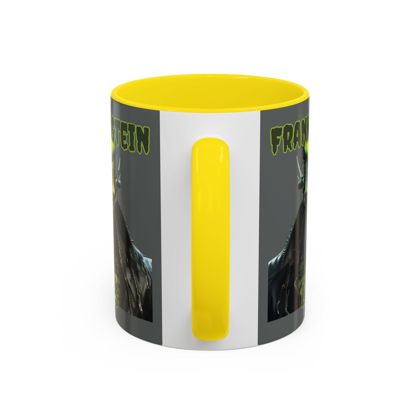 Frankenstein Lives Accent Mug by CreepyCrafts.boo