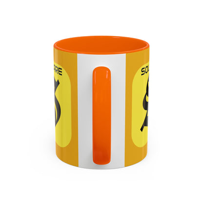 SolflareLogo Yellow Accent Mug by cypherpunkgear.com
