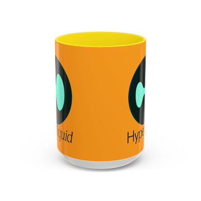 Hyperliquid Black font Orange Accent Mug by cypherpunkgear.com
