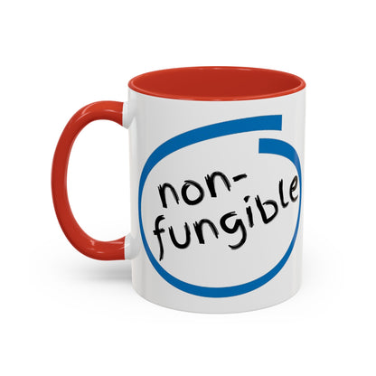 Nonfungible Accent Mug by cypherpunkgear