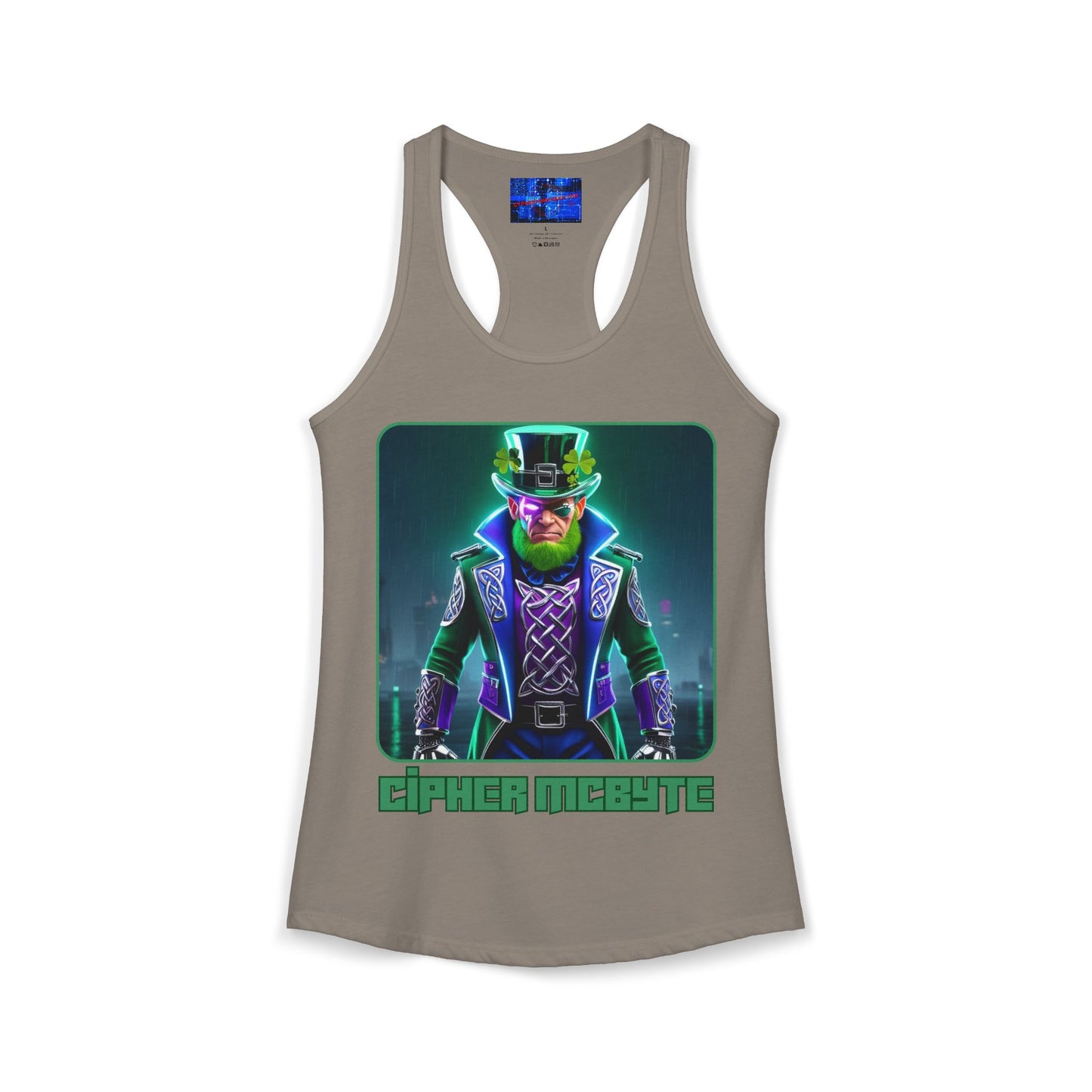 Cipher McByte Women's Racerback Tank Top by cypherpunkgear.com