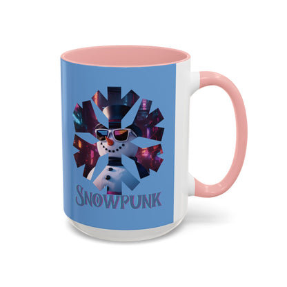 Snowpunk Accent Mug by cypherpunkgear