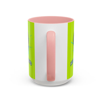HYPE Drip Yellow Accent Mug by cypherpunkgear.com