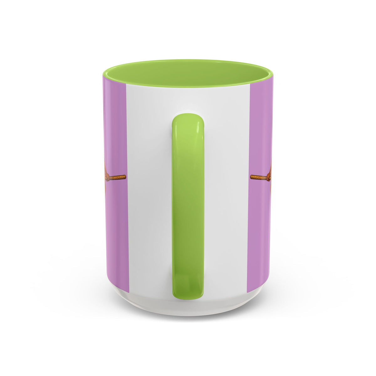 Velvet Vex Pink Accent Mug by CreepyCrafts.boo