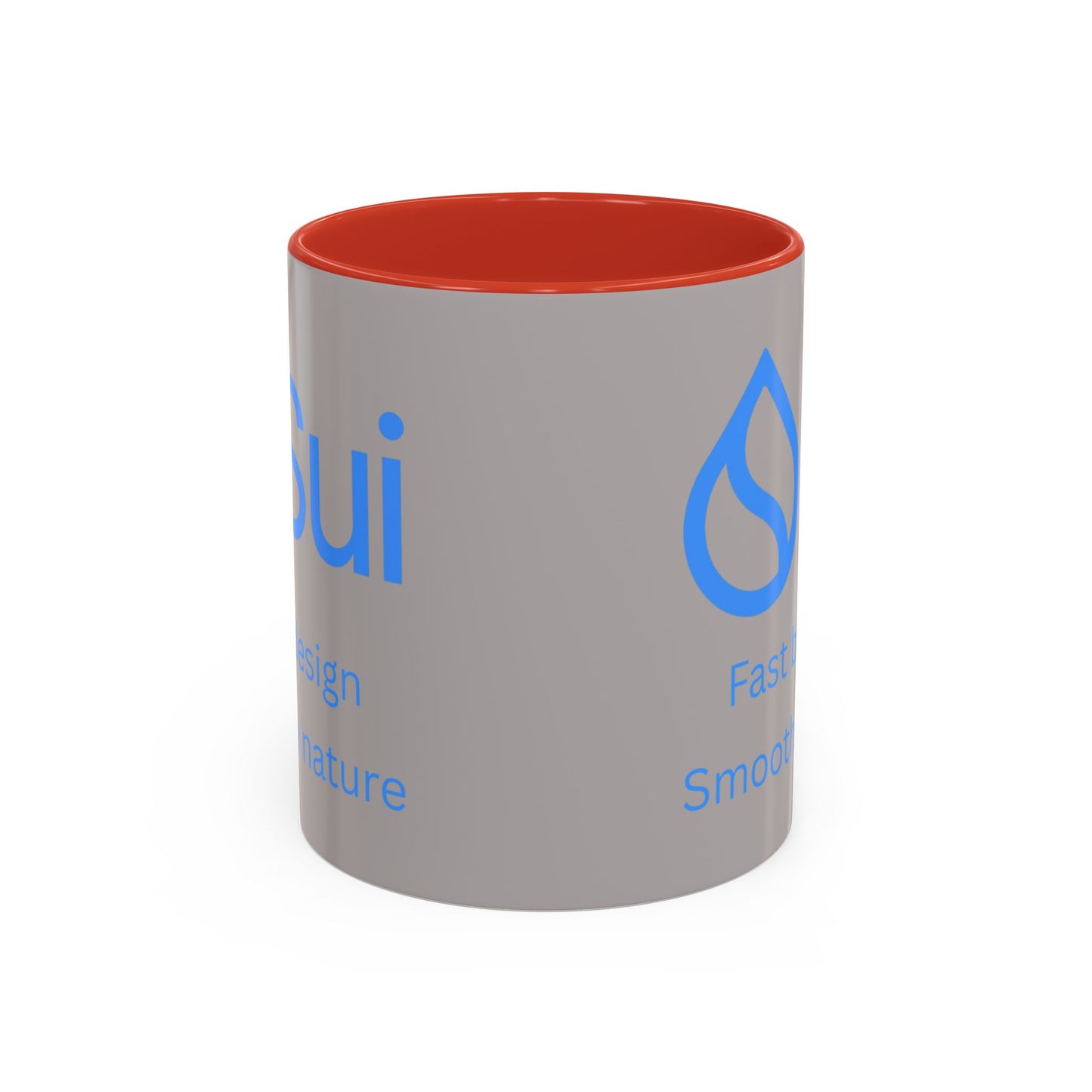 SUI Grey Accent Mug by cypherpunkgear.com