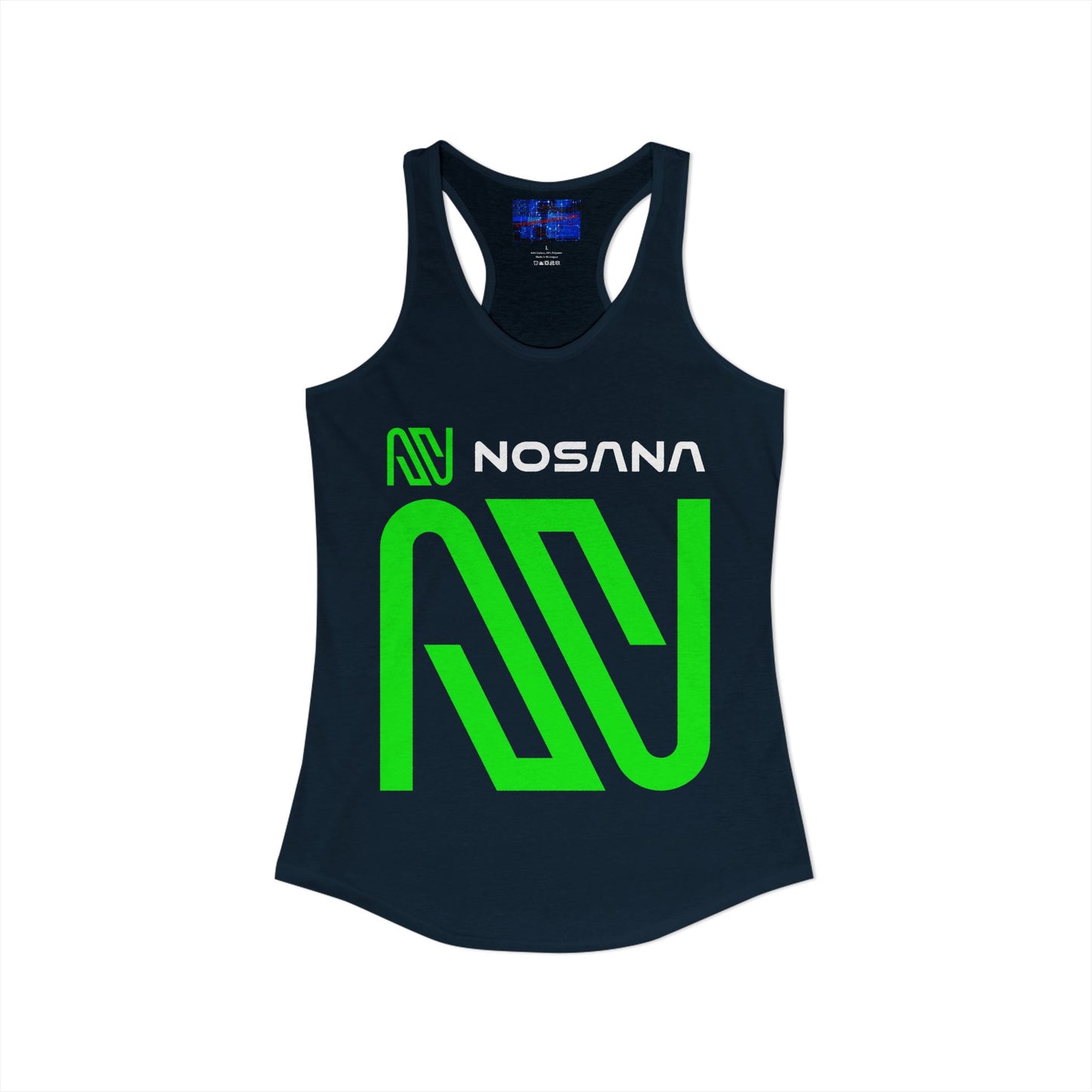 Nosana (NOS) Women's Racerback Tank Top by cypherpunkgear.com