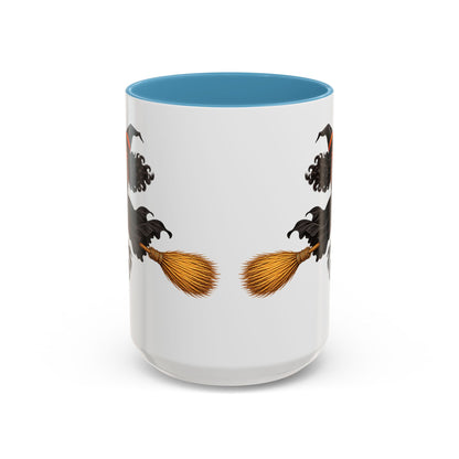 Velvet Vex White Accent Mug by CreepyCrafts.boo