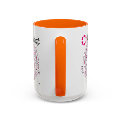 Polkadot (DOT) Accent Mug by cypherpunkgear.com