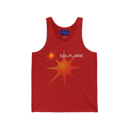 Solflare Unisex Jersey Tank Top by cypherpunkgear.com