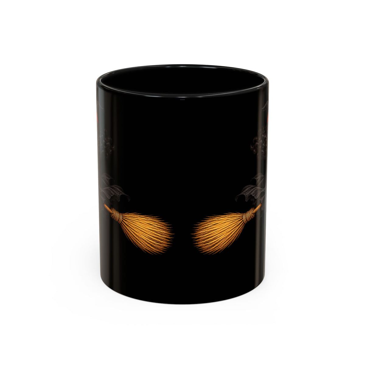 Velvet Vex Black Accent Mug by CreepyCrafts.boo