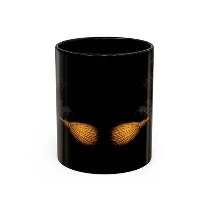 Velvet Vex Black Accent Mug by CreepyCrafts.boo