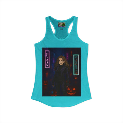 Hethyr Neon Women's Racerback Tank Top by CreepyCrafts.boo