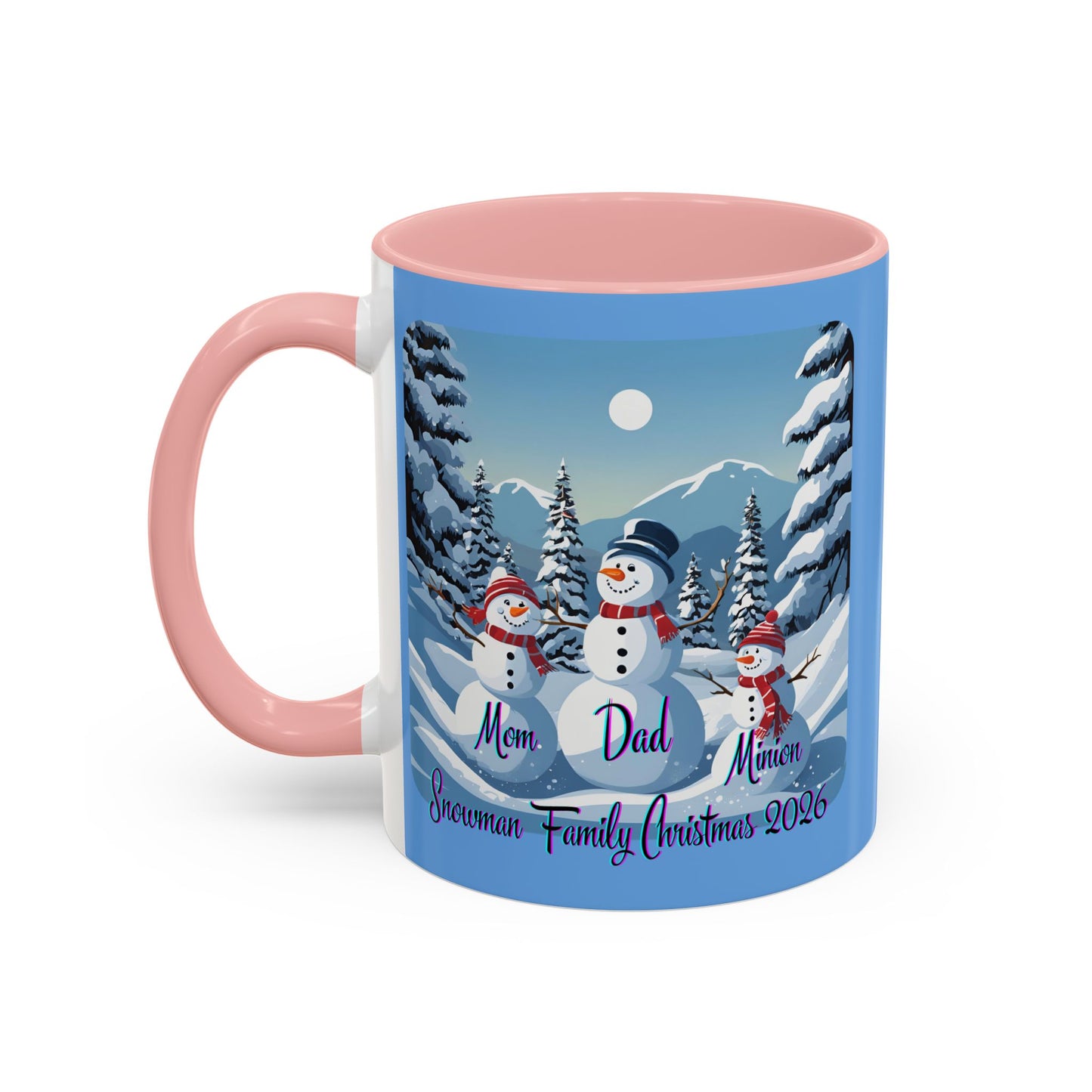 Snowman Family of 3 Accent Mug by cypherpunkgear.com