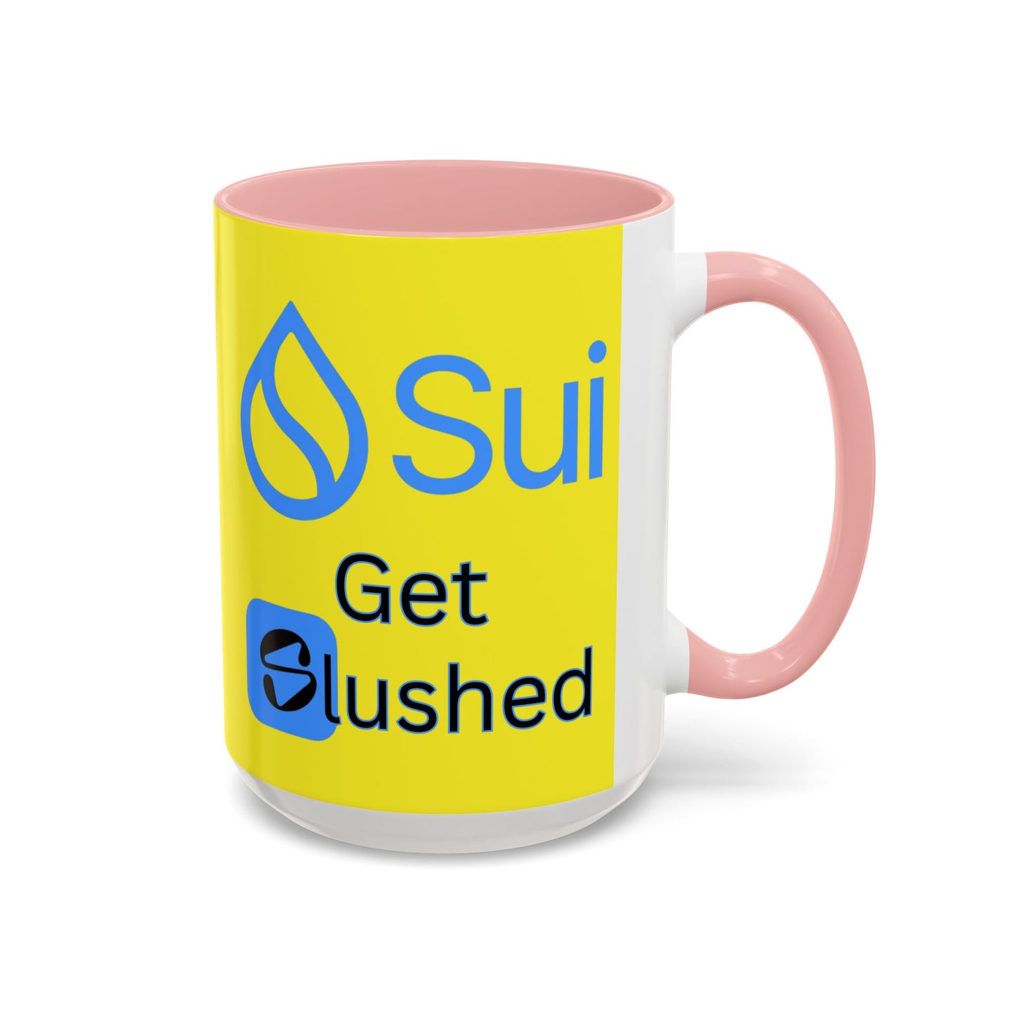 Sui: Get Slushed Yellow Accent Mug by cypherpunkgear.com
