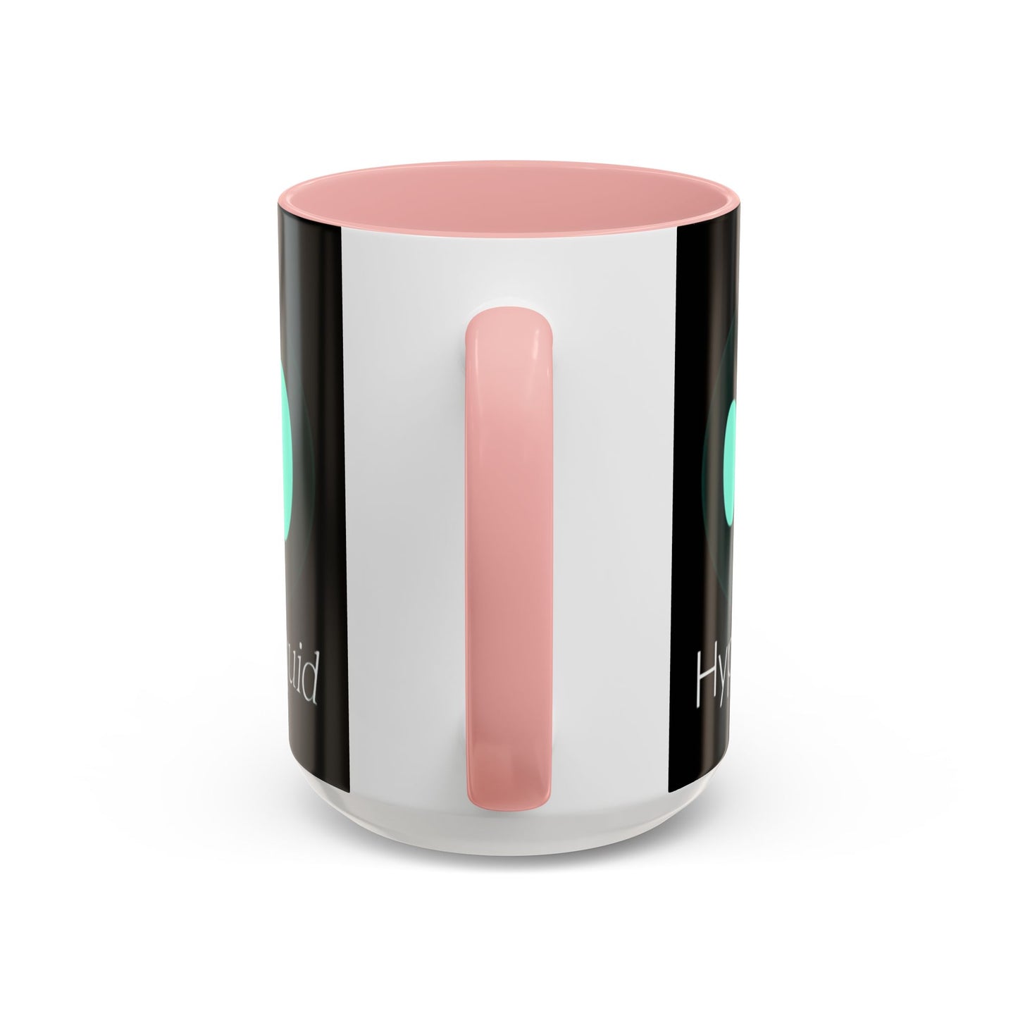 Hyperliquid White font Black Accent Mug by cypherpunkgear.com