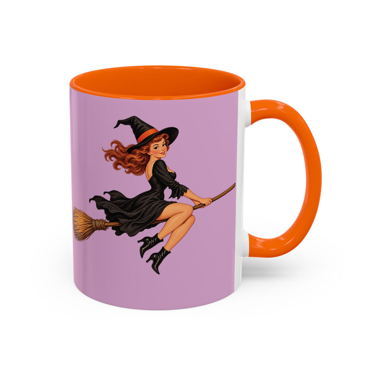 Hazel Hex Pink Accent Mug by CreepyCrafts.boo