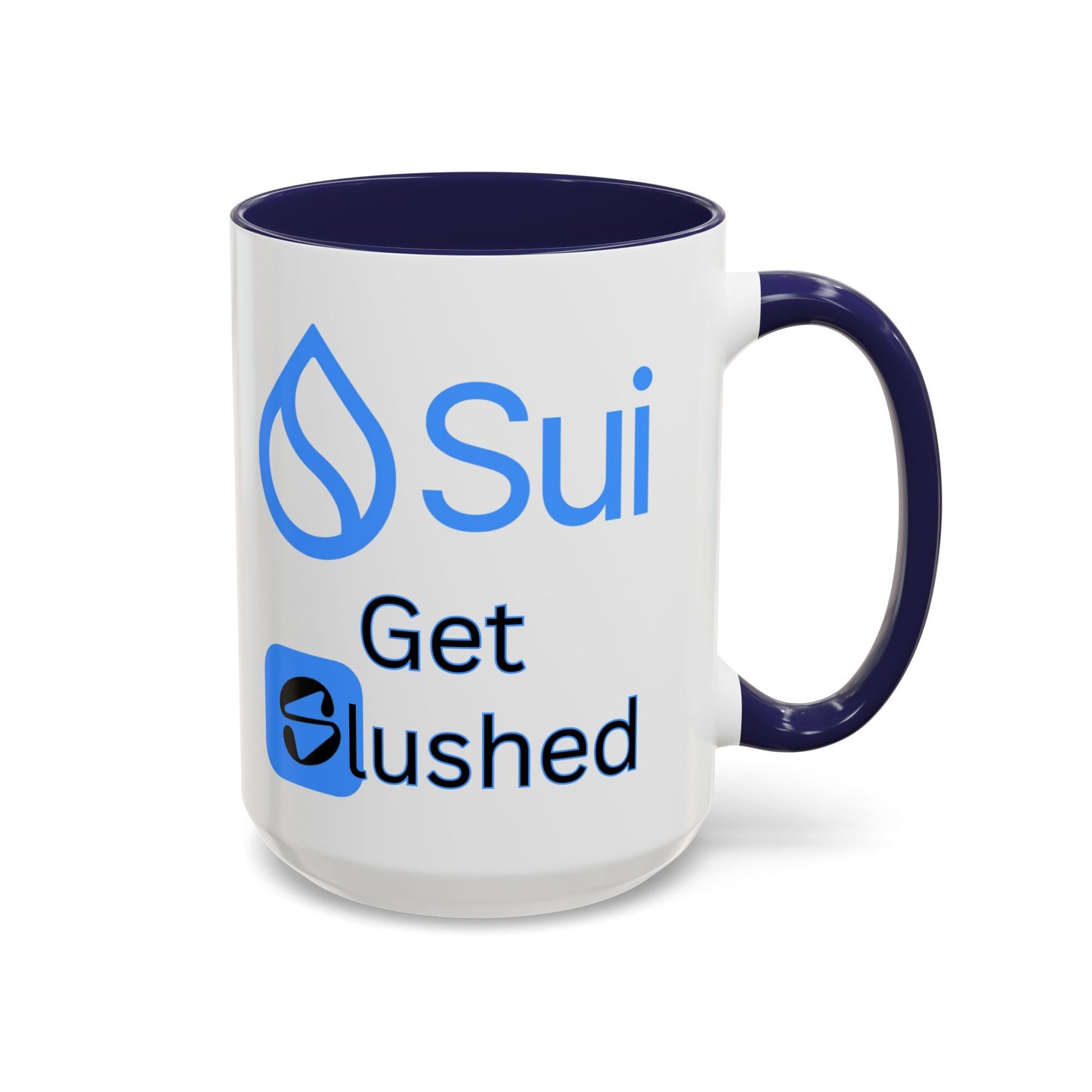Sui: Get Slushed White Accent Mug by cypherpunkgear.com