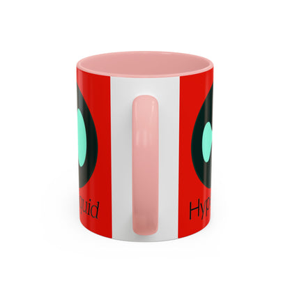 Hyperliquid Black font Red Accent Mug by cypherpunkgear.com