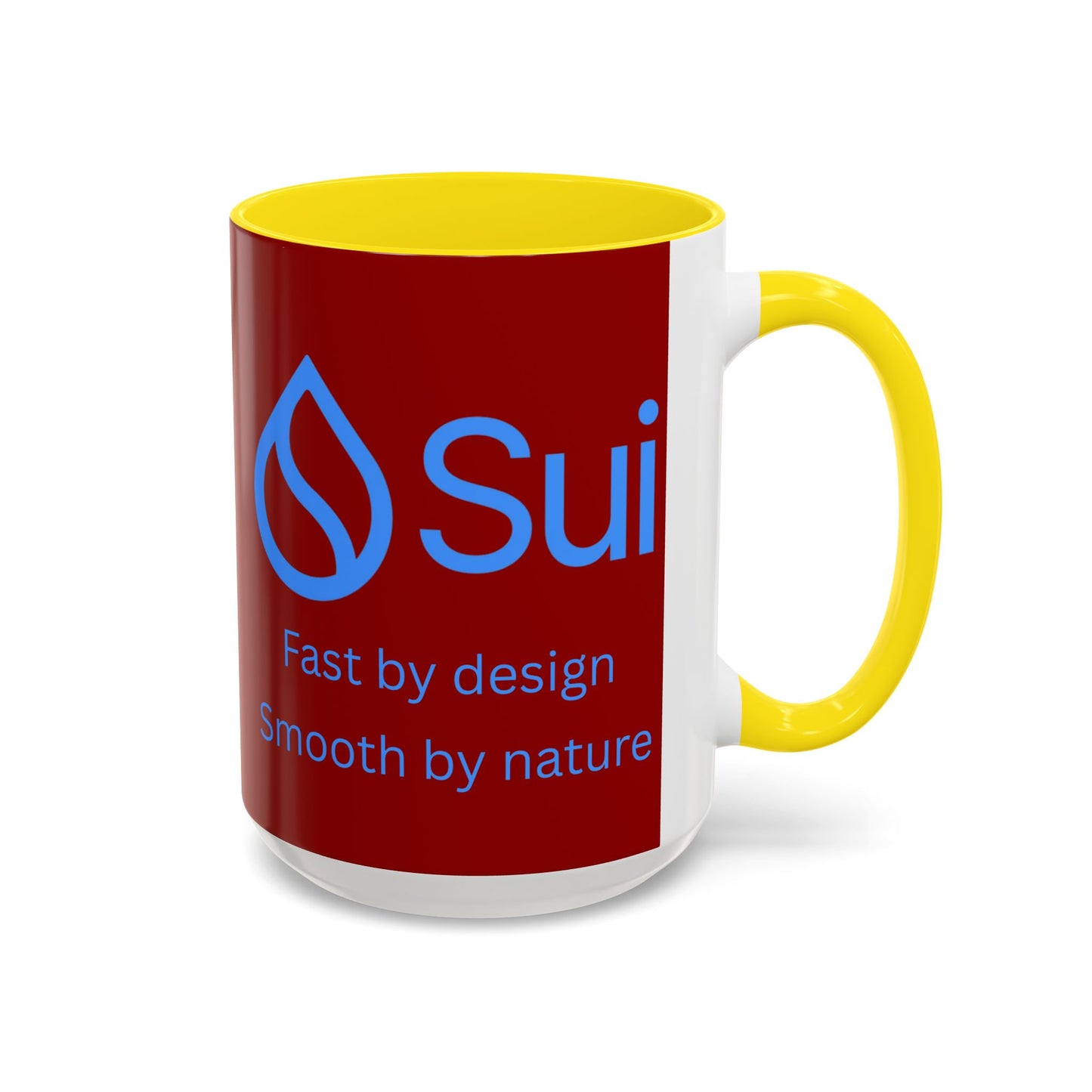 SUI Red Accent Mug by cypherpunkgear.com