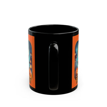 Happy Halloween Little Witch Orange font Orange Mug by CreepyCrafts.boo