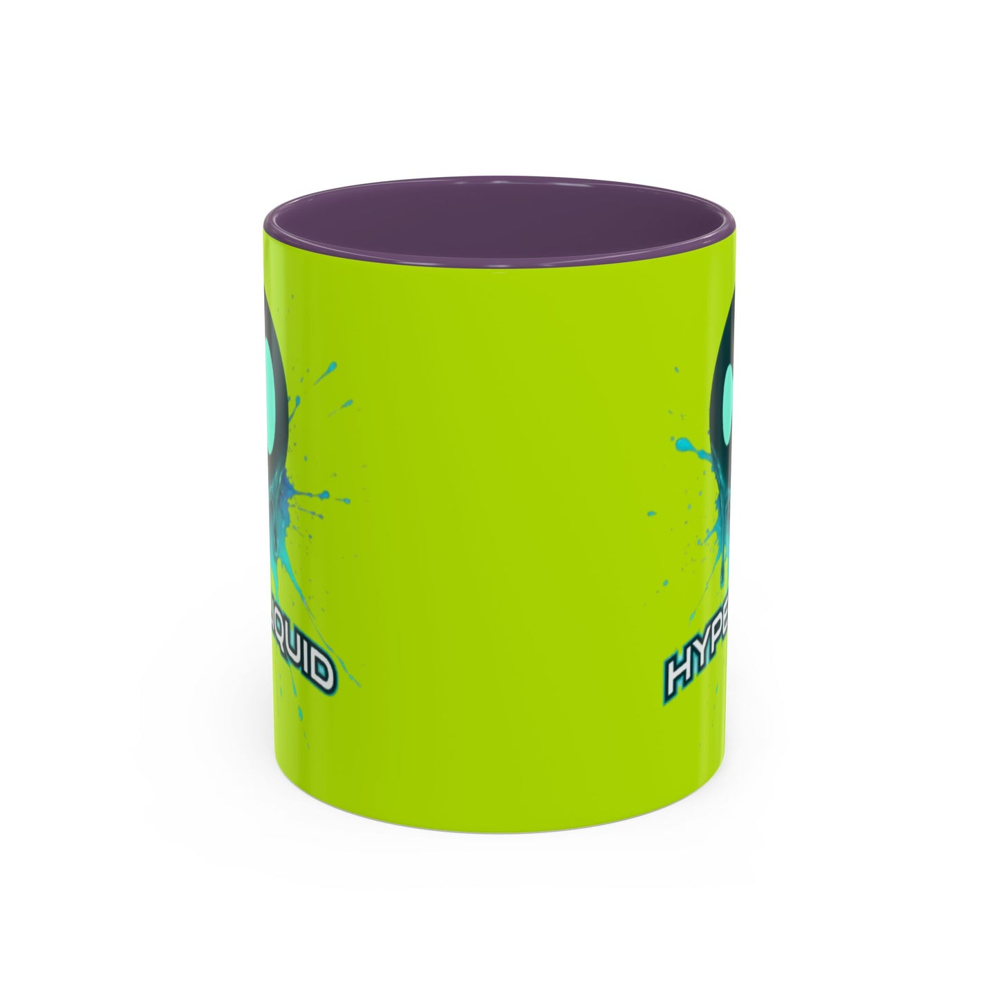 HYPE Drip Yellow Accent Mug by cypherpunkgear.com