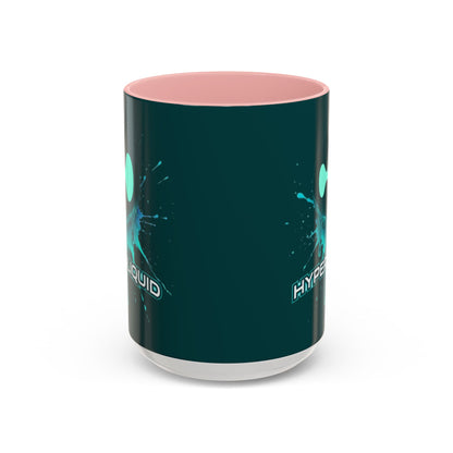 HYPE Drip Dark Hyperliquid Accent Mug by cypherpunkgear.com