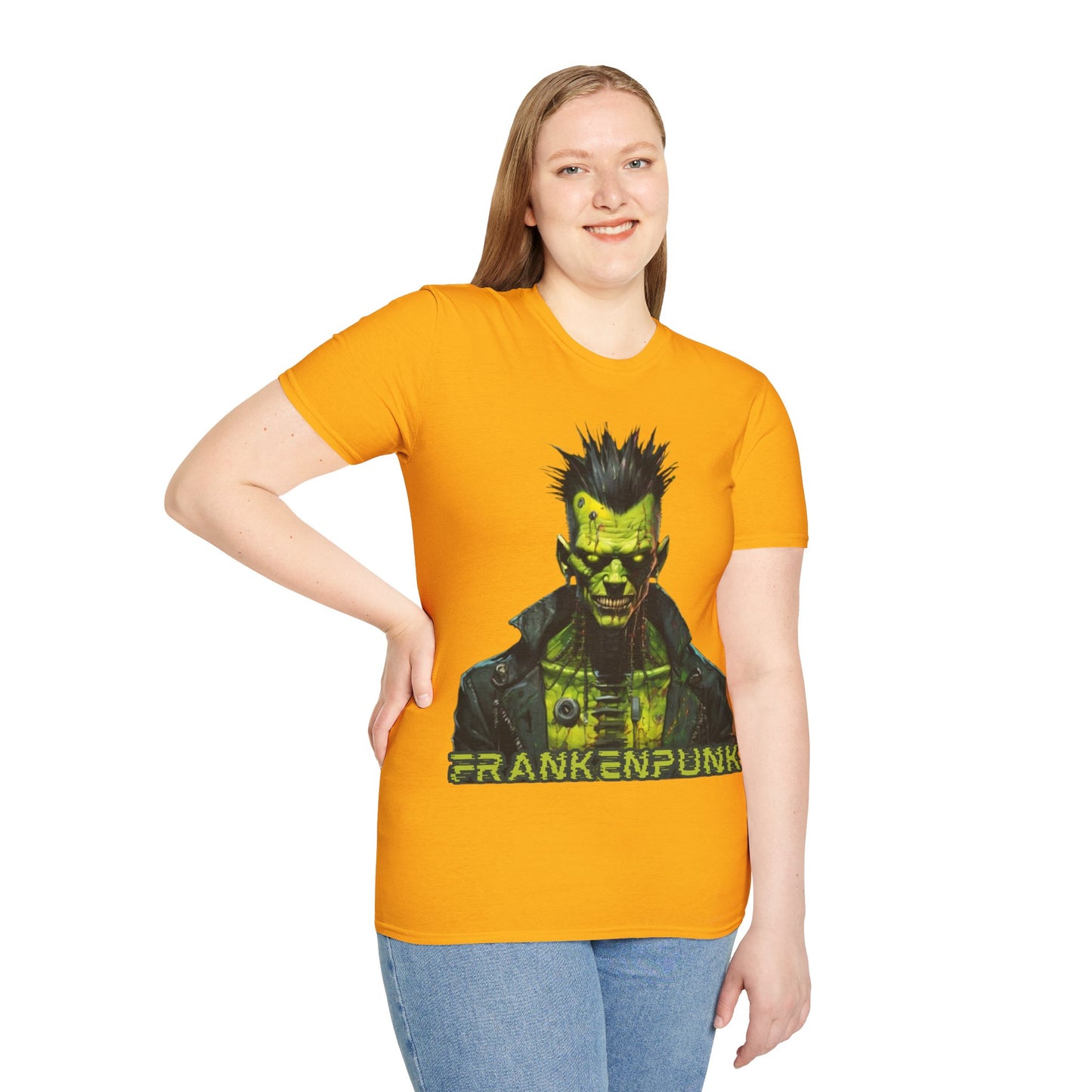 Frankenpunk Light colors Unisex T-Shirt by CreepyCrafts.boo