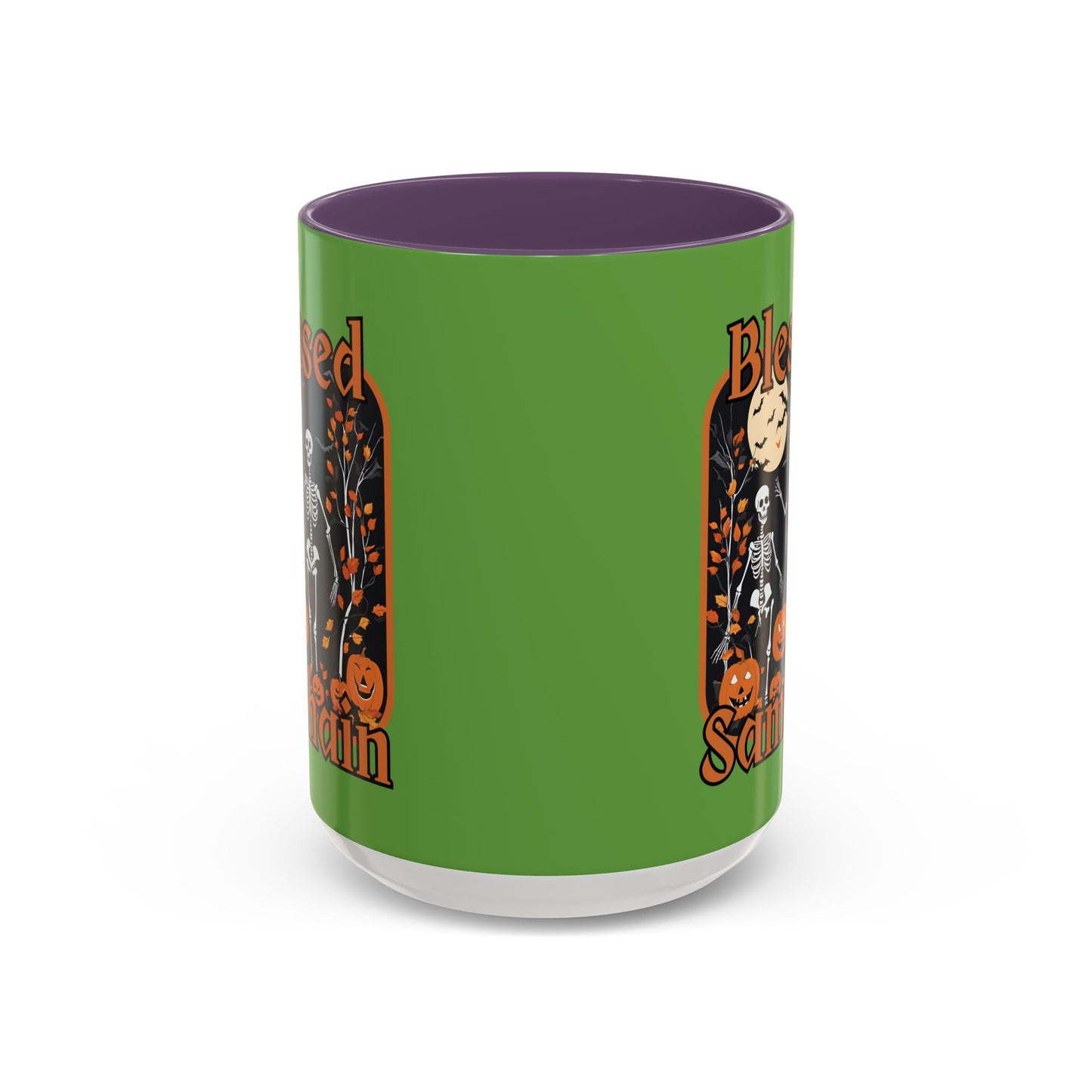 Spooktacular Skeletons of Samhain Accent Mug by CreepyCrafts.boo