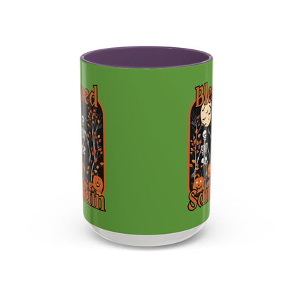 Spooktacular Skeletons of Samhain Accent Mug by CreepyCrafts.boo