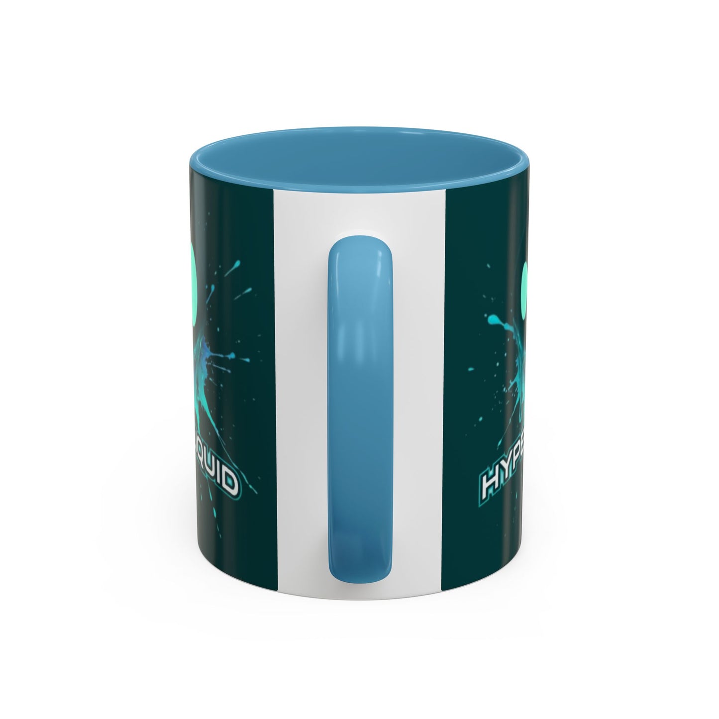 HYPE Drip Dark Hyperliquid Accent Mug by cypherpunkgear.com