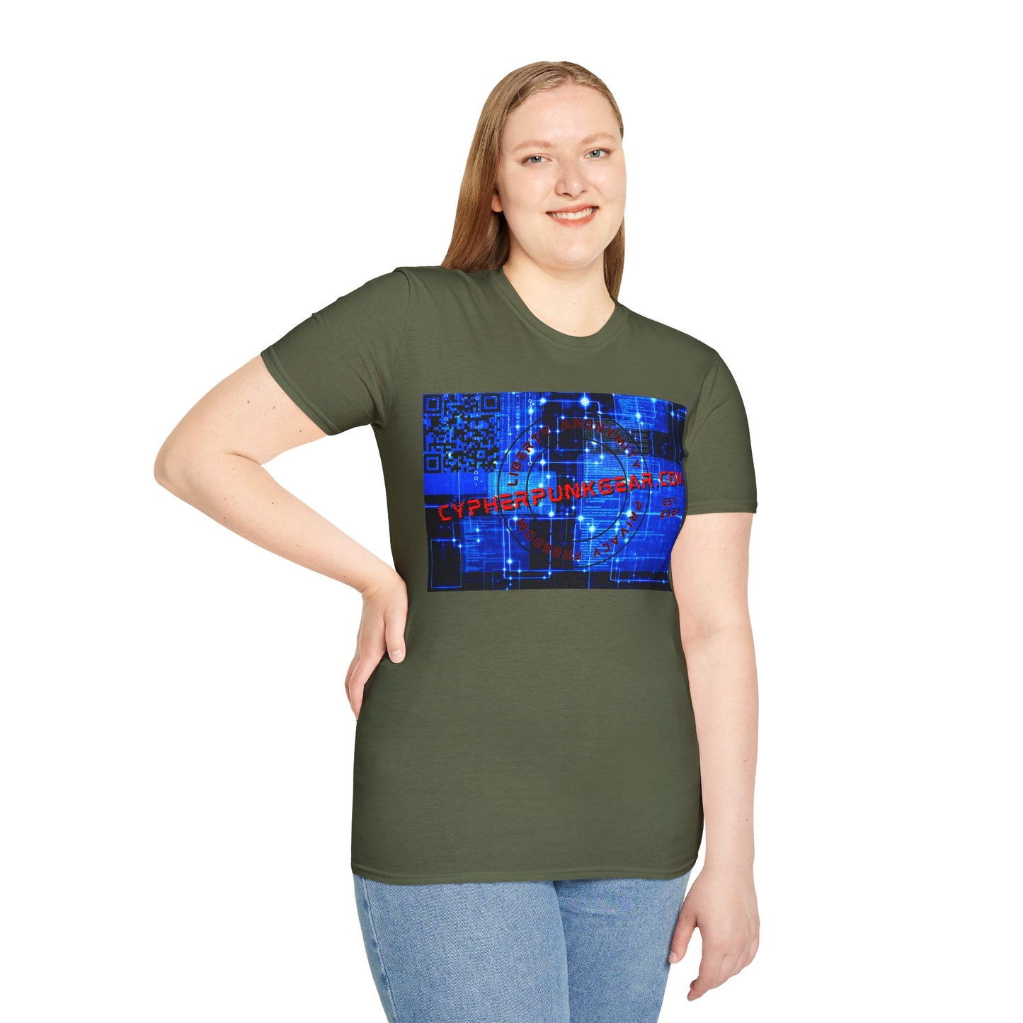 Cypherpunkgear.com logo Dark colors Unisex T-Shirt by cypherpunkgear.com