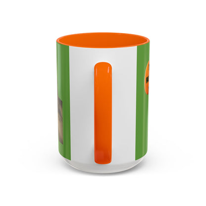 Is it Halloween yet? Skeleton's Pumpkin Accent Mug by CreepyCrafts.boo