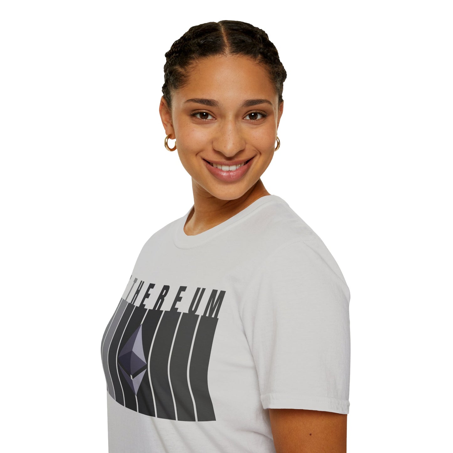 Ethereum (ETH) Light colors Unisex T-Shirt by cypherpunkgear.com