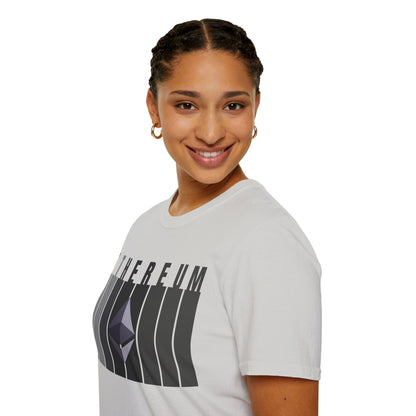 Ethereum (ETH) Light colors Unisex T-Shirt by cypherpunkgear.com