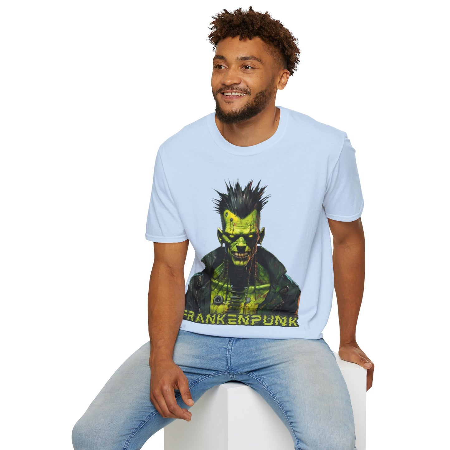 Frankenpunk Light colors Unisex T-Shirt by CreepyCrafts.boo