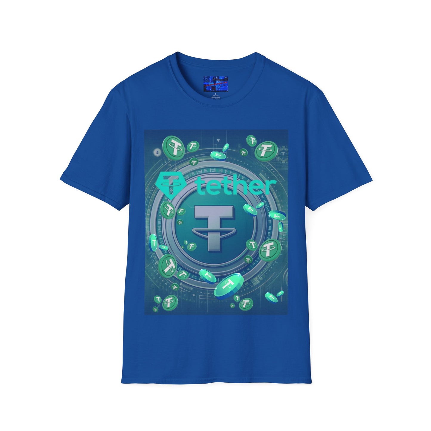 Tether DKcolors Unisex T-Shirt by cypherpunkgear.com