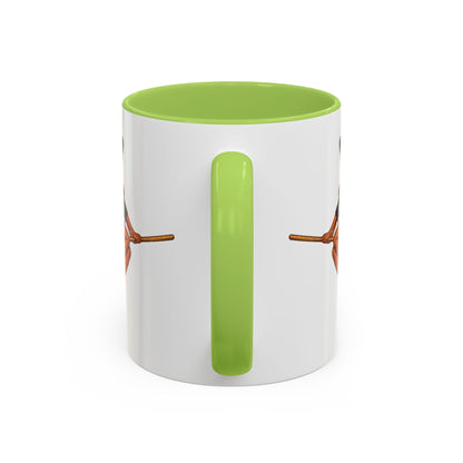 Velvet Vex White Accent Mug by CreepyCrafts.boo