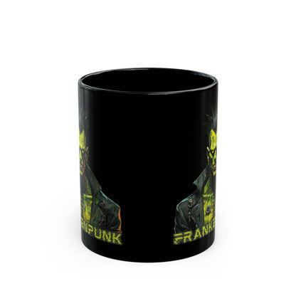 Frankenpunk Black Mug by CreepyCrafts.boo