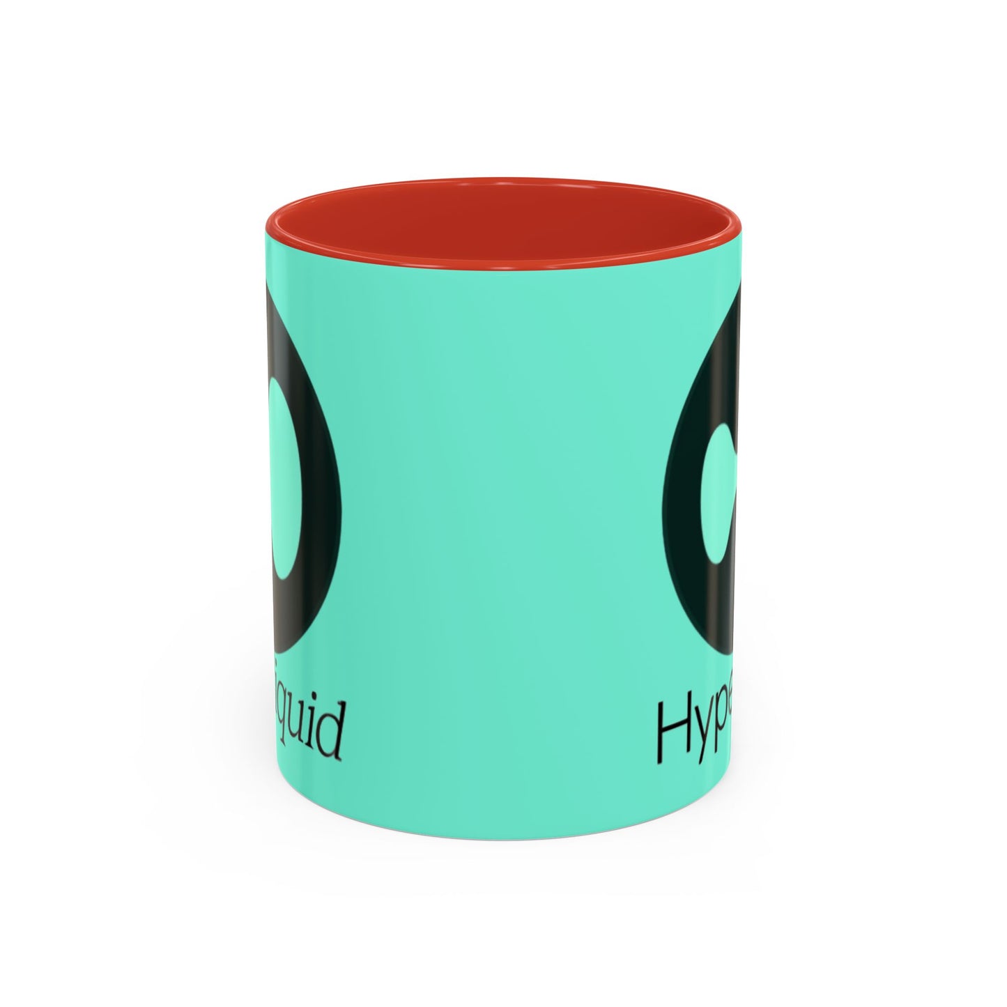 Hyperliquid Black font Light Hyperliquid Accent Mug by cypherpunkgear.com