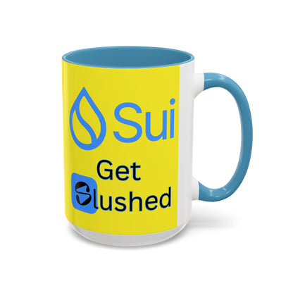 Sui: Get Slushed Yellow Accent Mug by cypherpunkgear.com