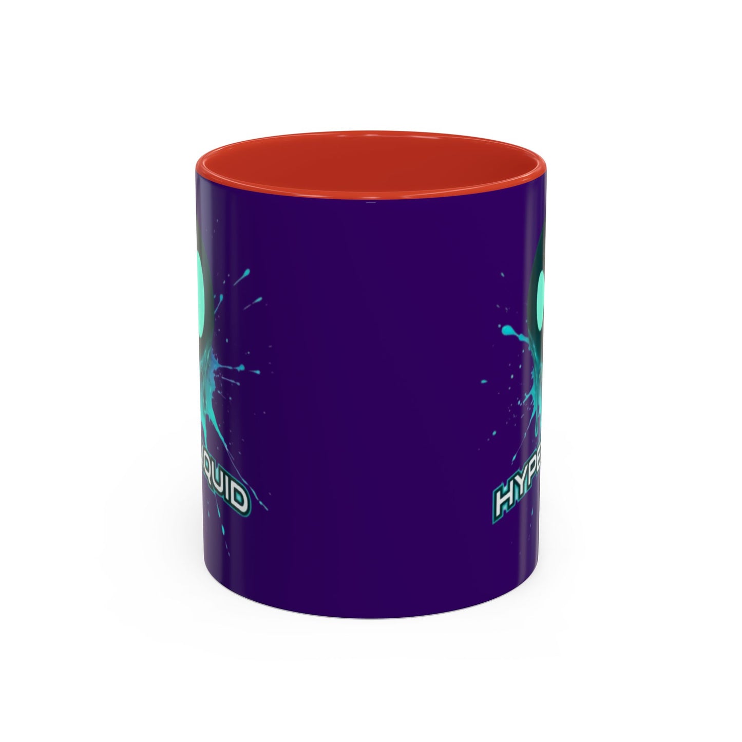 HYPE Drip Dark Purple Accent Mug by cypherpunkgear.com