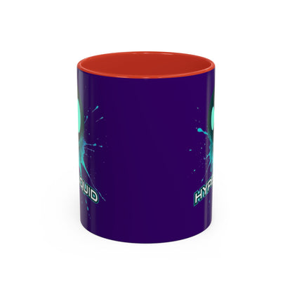 HYPE Drip Dark Purple Accent Mug by cypherpunkgear.com