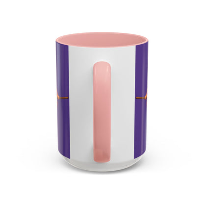 Hazel Hex Purple Accent Mug by CreepyCrafts.boo