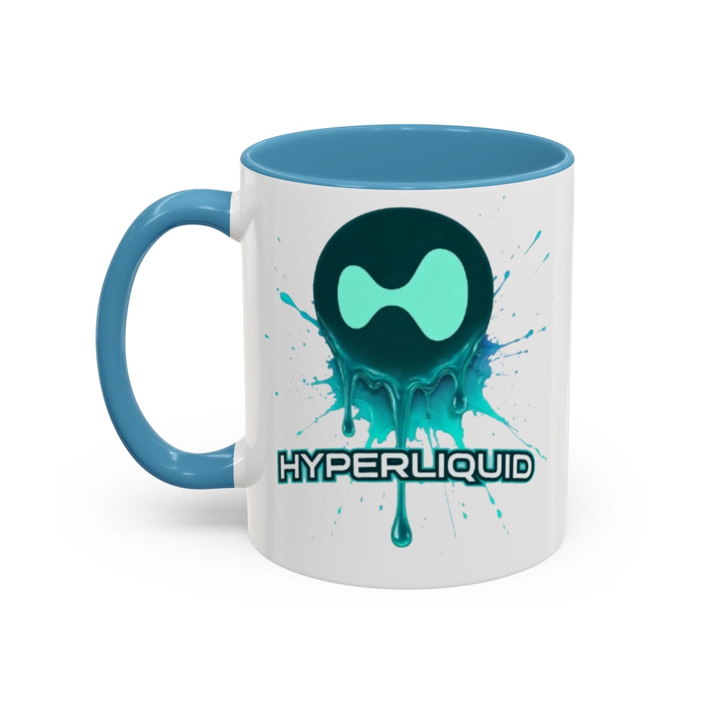 HYPE Drip White Accent Mug by cypherpunkgear.com