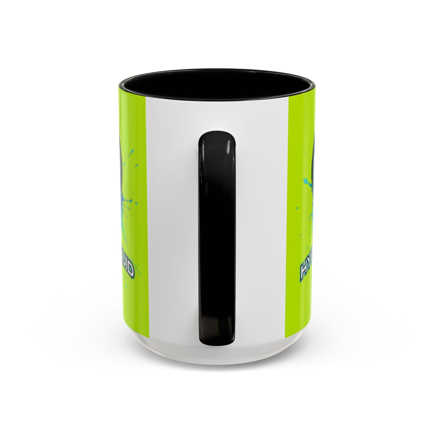 HYPE Drip Yellow Accent Mug by cypherpunkgear.com