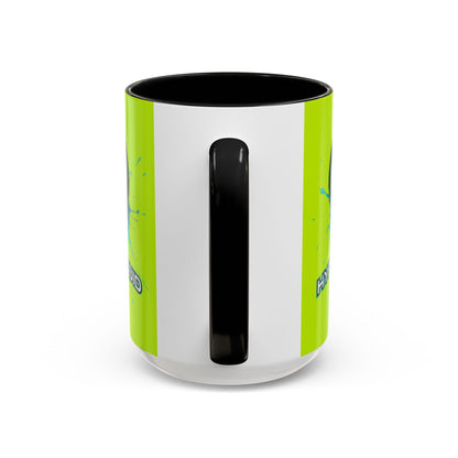 HYPE Drip Yellow Accent Mug by cypherpunkgear.com