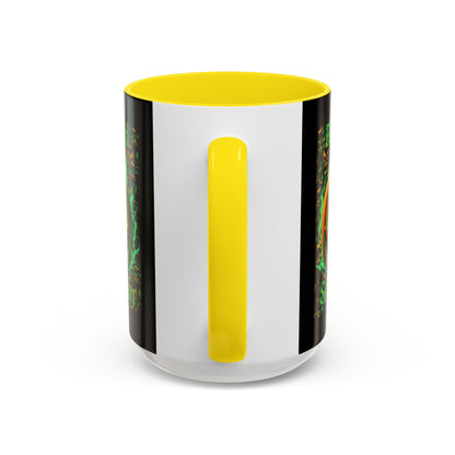 Blessed Samhain Green Jack Black Accent Mug by CreepyCrafts.boo